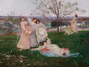 Lentebloemen door Albert Emile Artigue