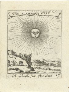 Stralende zon