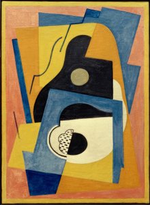 Compositie met gitaar door Albert Gleizes
