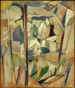 Landschap in Bermuda door Albert Gleizes