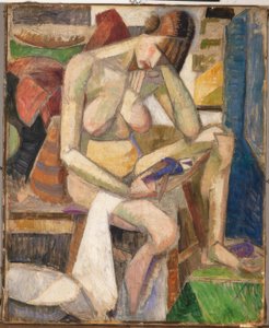 Nu assis door Albert Gleizes