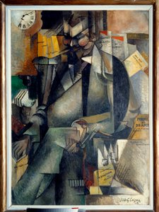 Portret van Eugene Figuiere, Frans redacteur door Albert Gleizes