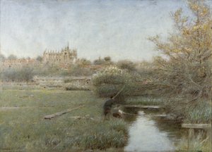 Arundel door Albert Goodwin
