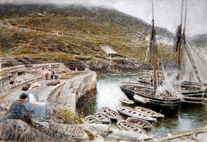 Boscastle door Albert Goodwin