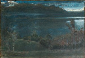 Gossau, Meer van Luzern door Albert Goodwin