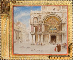Peter en Johannes bij de Poort van de Tempel, San Marco, Venetië, ca. 1872