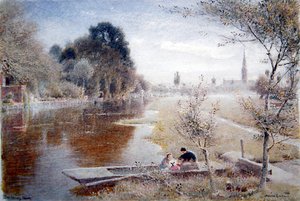 Salisbury-kanaal door Albert Goodwin
