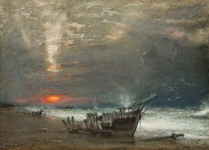 Het einde van de dag door Albert Goodwin