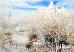 De Fonte Branda, Siena door Albert Goodwin
