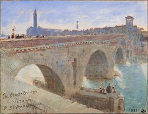De Romeinse brug, Verona en St. Anastatius