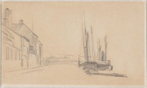Haven van Helsingør door Albert Gottschalk