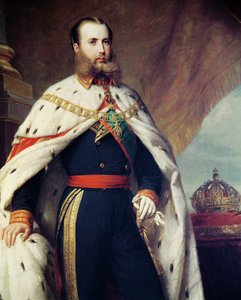 Maximiliaan van Habsburg-Lorraine (1832-67) Keizer van Mexico, 1865 door Albert Graefle