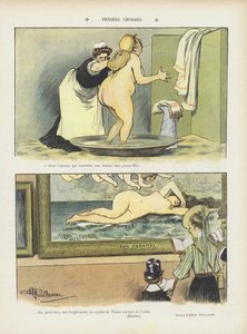 Illustratie voor Le Rire door Albert Guillaume