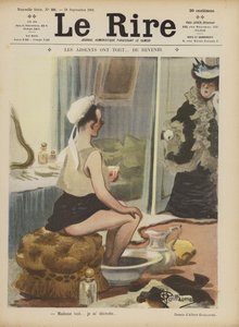 Illustratie voor Le Rire door Albert Guillaume