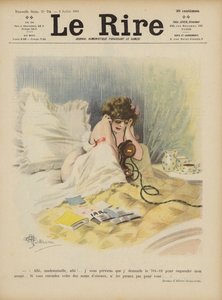 Illustratie voor Le Rire door Albert Guillaume
