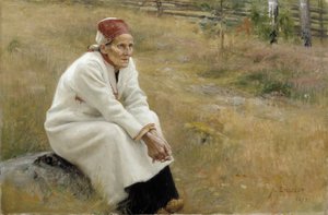 Larin Paraske, 1893 door Albert Gustaf Aristides Edelfelt
