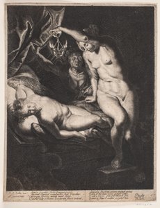 Psyche en de slapende Amor
