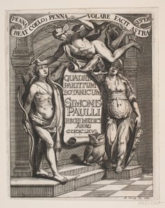Titelblad voor Simon Paulli, "Quadripartitum Botanicum", 1667