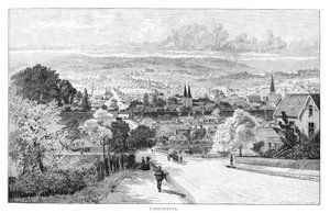 Parramatta, New South Wales, Australië, 1886 door Albert Henry Fullwood
