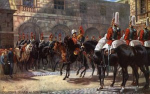 Wisseling van de Wacht bij Whitehall door Albert Henry and Payne Payne
