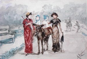 De ezelrit door Albert Jnr. Ludovici