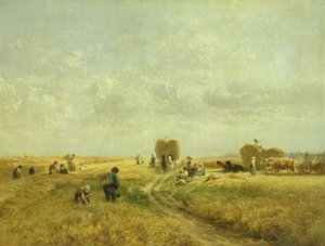 Oogsttijd, 1871 door Albert Kappis
