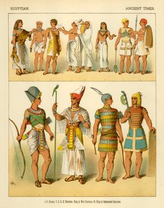 Egyptische Kostuums door Albert Kretschmer
