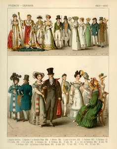Franse en Duitse Kostuums 1804-1830