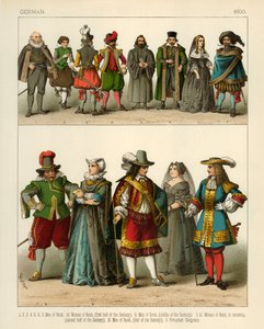 Duitse Kleding 1600 door Albert Kretschmer