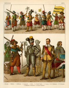 Duitse kostuums 1600