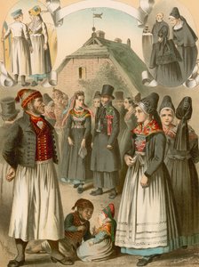 Duitse klederdracht, Rugen, Monchgut door Albert Kretschmer