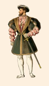 Koning Frans I van Frankrijk, 1547 door Albert Kretschmer