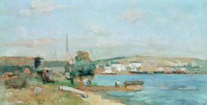 Zeegezicht door Albert Lebourg