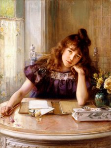 De brief door Albert Lynch