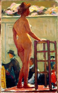 Naakt op sokkel door Albert Marquet