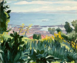 Algiers - Uitzicht vanaf de hoogten van Mustapha door Albert Marquet