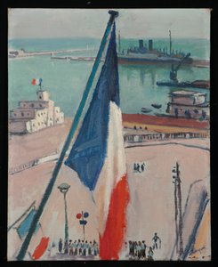 Alger, de vlaggen door Albert Marquet