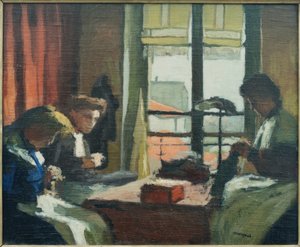 De hoedenmaaksters door Albert Marquet