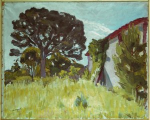 De Villa Demiere in Saint-Tropez door Albert Marquet