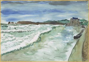 Hendaye, het Strand en het Casino door Albert Marquet