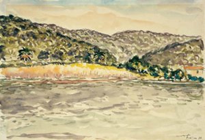 Kustlandschap bij Île de Port Cros door Albert Marquet