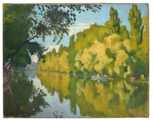 La Varenne Sainte-Hilaire, de boot door Albert Marquet