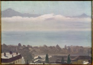 Lausanne en het meer door Albert Marquet