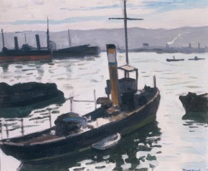 De haven van Algiers door Albert Marquet