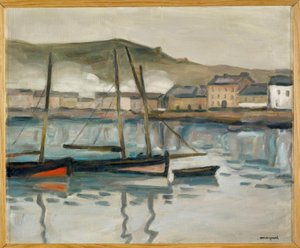 De haven van Fécamp door Albert Marquet
