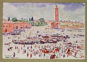 Marrakesh door Albert Marquet