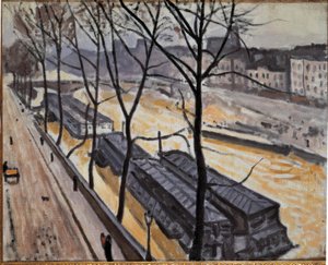 Parijs in de winter (Quai de Bourbon)