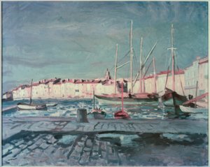 Haven van St-Tropez door Albert Marquet
