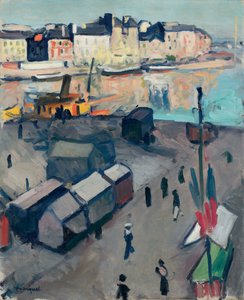Port du Havre, c.1907 door Albert Marquet