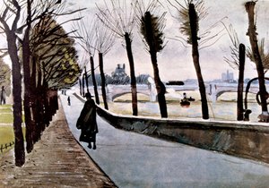 Quai du Louvre, Zomer, 1906 door Albert Marquet